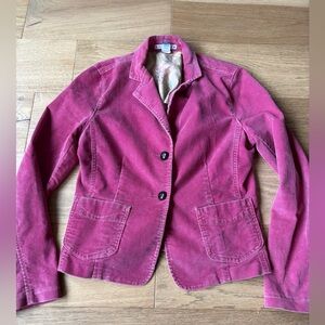 Y2k gap corduroy blazer purple/pink womens small